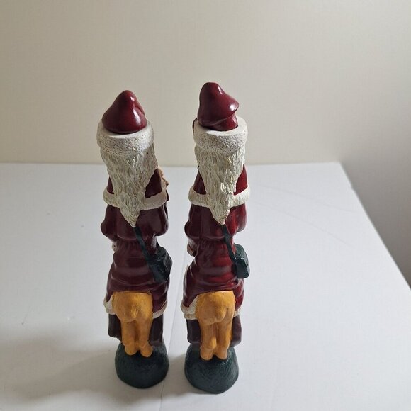 Old World Santa Candlestick - Picture 2 of 6